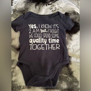 6/10$ Monkey Bars cute/funny onesie bodysuit size 12 months